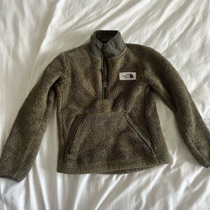 The North Face Hampshire Boys Olive Green Fleece Small
